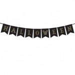 Baner Halloween, czarny, 20x175cm