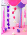 Kurtyna Party, srebrny, 90 x 250cm