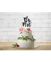 Topper na tort Mr&Mrs, 25,5cm