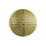 Lampion papierowy, złoty, 25cm