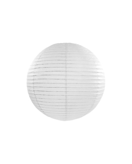 Lampion papierowy, biały, 45cm