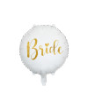 Balon foliowy Bride 45cm, biały