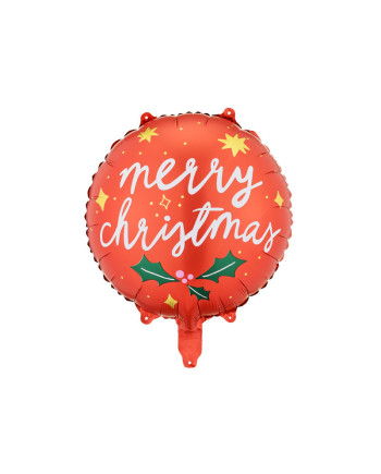 Balon foliowy Merry Christmas, 45 cm, mix