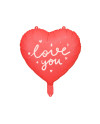 Balon foliowy Serce ''I love you'', 45 cm, mix