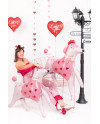 Balon foliowy Serce ''I love you'', 45 cm, mix