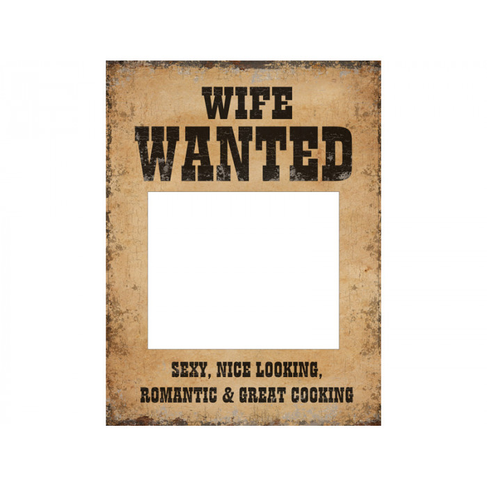 Tabliczki Husband Wanted i Wife Wanted (1 op. / 2 szt.)