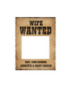 Tabliczki Husband Wanted i Wife Wanted (1 op. / 2 szt.)