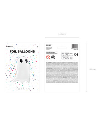 Balon foliowy Duch, 48x68cm