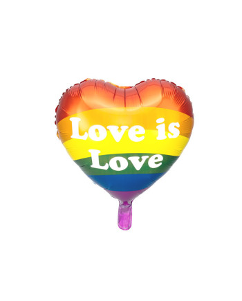 Balon foliowy Love is Love, 35cm, mix