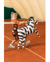 Balon foliowy Zebra, 115x85 cm, mix