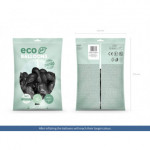 Balony Eco 26cm metalizowane, czarny (1 op. / 100 szt.)