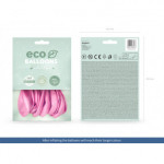 Balony Eco 26cm metalizowane, różowy (1 op. / 10 szt.)
