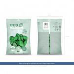 Balony Eco 26cm metalizowane, zielona trawa (1 op. / 100 szt.)