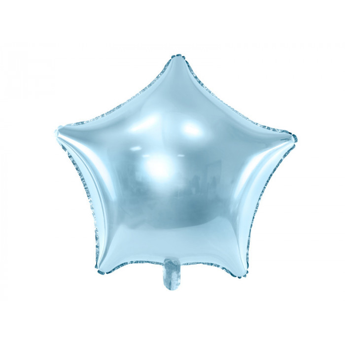 Balon foliowy Gwiazdka, 48cm, błękitny