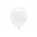 Balony Eco 26cm pastelowe, biały (1 op. / 100 szt.)
