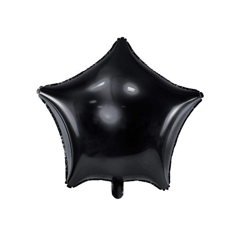 Balon foliowy Gwiazdka, 48cm, czarny