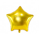 Balon foliowy Gwiazdka, 48cm, złoty