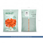 Balony Eco 30cm pastelowe, pomarańczowy (1 op. / 100 szt.)
