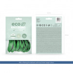 Balony Eco 30cm pastelowe, zielona trawa (1 op. / 10 szt.)
