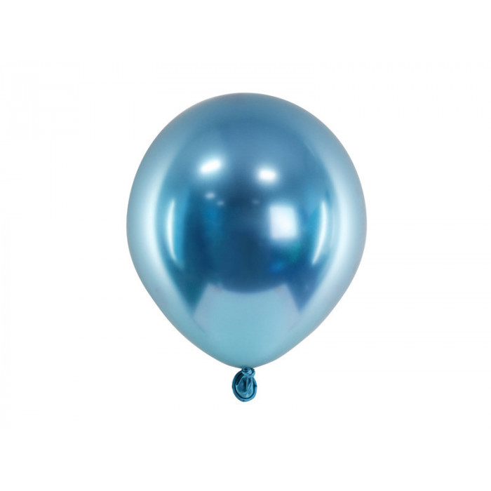 Balony Glossy 12 cm, niebieski (1 op. / 50 szt.)
