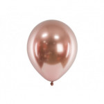 Balony Glossy 30cm, różowe złoto (1 op. / 10 szt.)