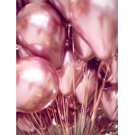 Balony Glossy 30cm, różowe złoto (1 op. / 50 szt.)