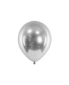 Balony Glossy 30cm, srebrny (1 op. / 50 szt.)