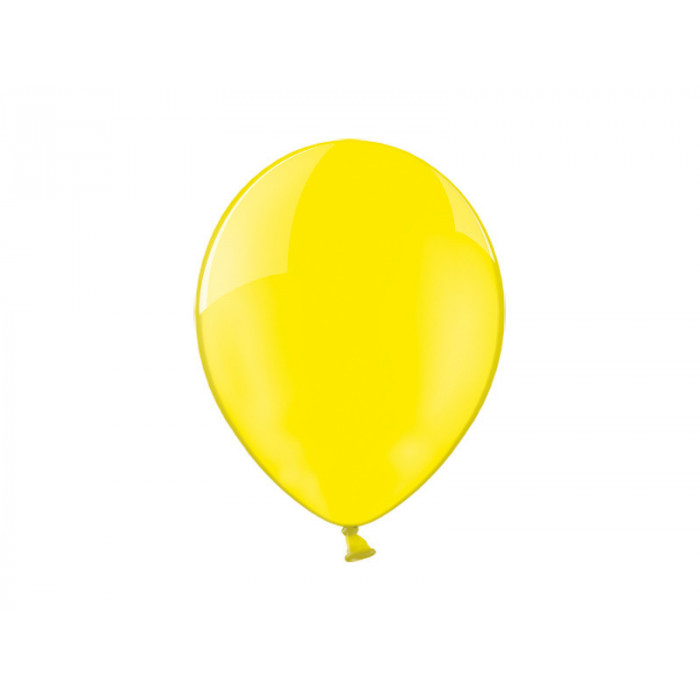 Balony 23cm, Crystal Yellow (1 op. / 100 szt.)