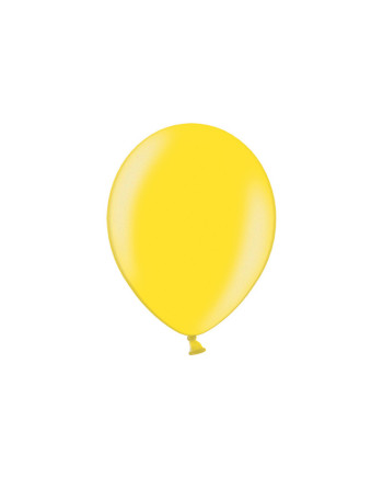 Balony 23cm, Metallic Citrus Yellow (1 op. / 100 szt.)