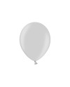 Balony 23cm, Metallic Silver (1 op. / 100 szt.)