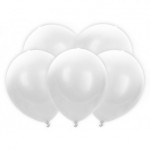 Balony Led 30cm, biały (1 op. / 5 szt.)