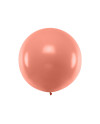 Balon okrągły 1m, Metallic Rose Gold