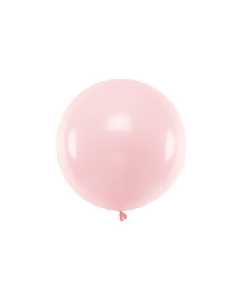 Balon okrągły 60cm, Pastel Pale Pink