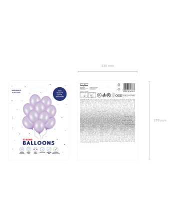 Balony Strong 27cm, Metallic Wisteria (1 op. / 10 szt.)