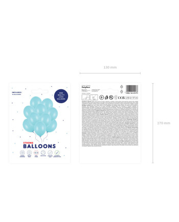 Balony Strong 27cm, Pastel Light Blue (1 op. / 10 szt.)