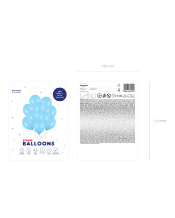 Balony Strong 30cm, Pastel Baby Blue (1 op. / 10 szt.)