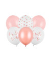 Balony 30 cm, Bride to be, mix (1 op. / 6 szt.)