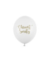 Balony 30 cm, Chrzest Święty, Pastel Pure White (1 op. / 50 szt.)