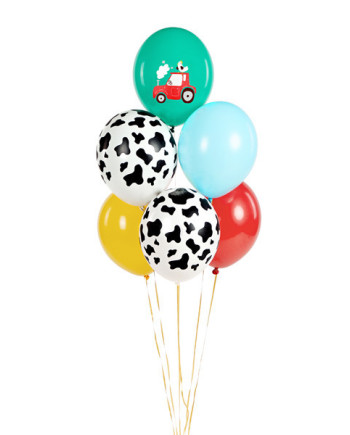 Balony 30 cm, Farma, mix (1 op. / 50 szt.)