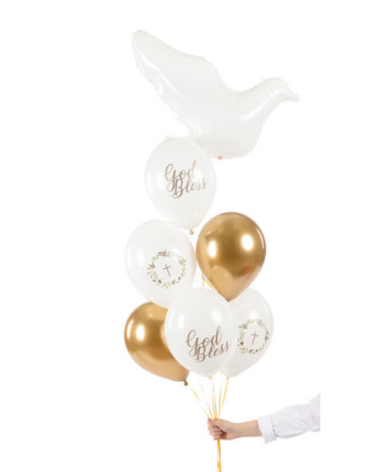 Balony 30 cm, God Bless, mix (1 op. / 6 szt.)