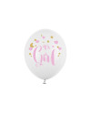 Balony 30cm, It's a Girl, P. Pure White (1 op. / 6 szt.)