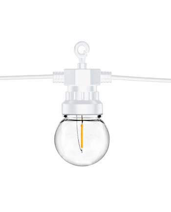 Lampki dekoracyjne LED, biały, 5m