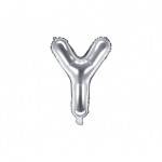 Balon foliowy Litera ''Y'', 35cm, srebrny