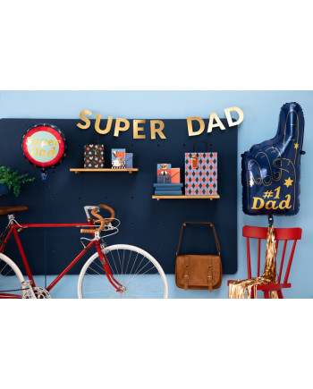 Torebka na prezenty $$$1 Dad, mix, 8x14x18 cm