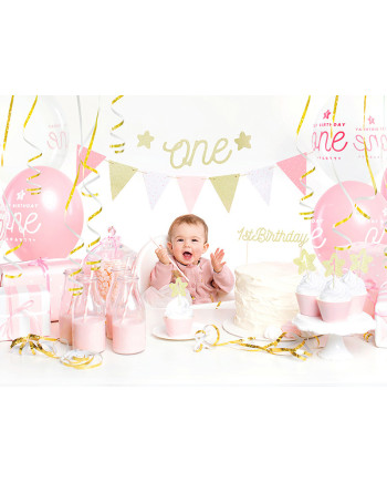 Girlanda 1st Birthday - Flagietki, 1,3m