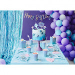 Kurtyna Party, niebieski, 90x250cm