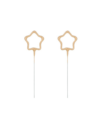 Zimne ognie Gwiazdki, złoty, 16.5cm (1 op. / 2 szt.)