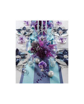 Satyna gładka, c. niebieski, 0,36 x 9m (1 szt. / 9 mb.)