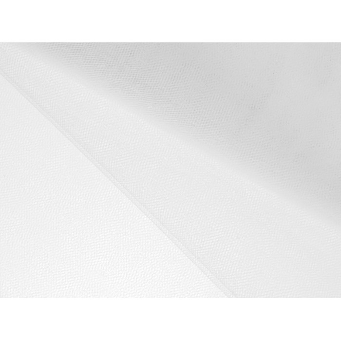 Tiul drobny, siateczka, biały, 1,5 x 50m