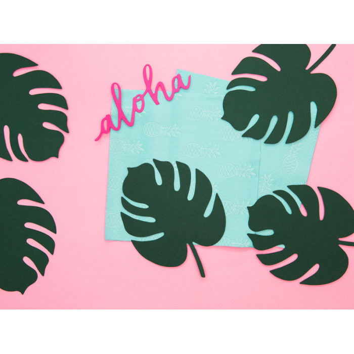 Wizytówki na stół Aloha - Monstera (1 op. / 6 szt.)